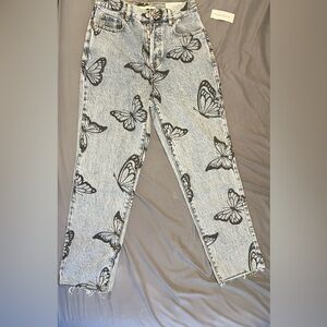 High Rise Straight Jeans